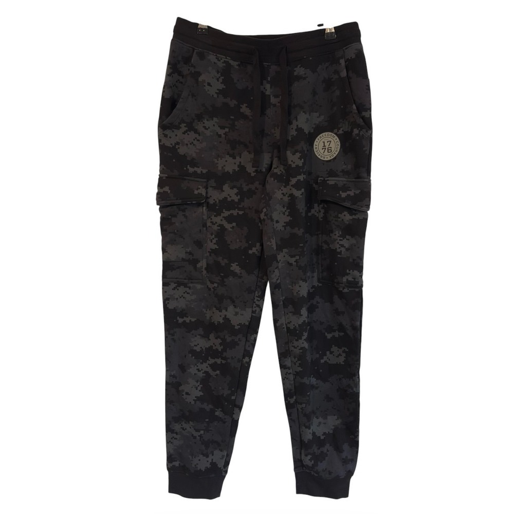 Sonoma Community Mens Digital Camo Cargo Joggers Black Grey NR34J103RG Size S‎